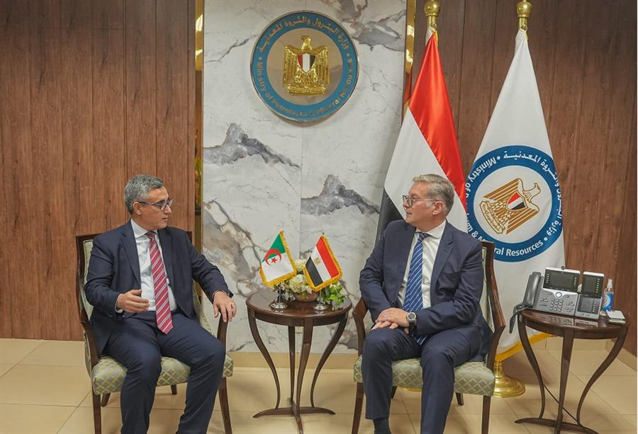 وزير البترول يبحث مع سفير الجزائر في مصر تعزيز التعاون
